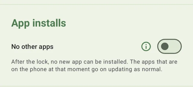 The drawbridge configuration screen, showing Go with only the apps you really need.